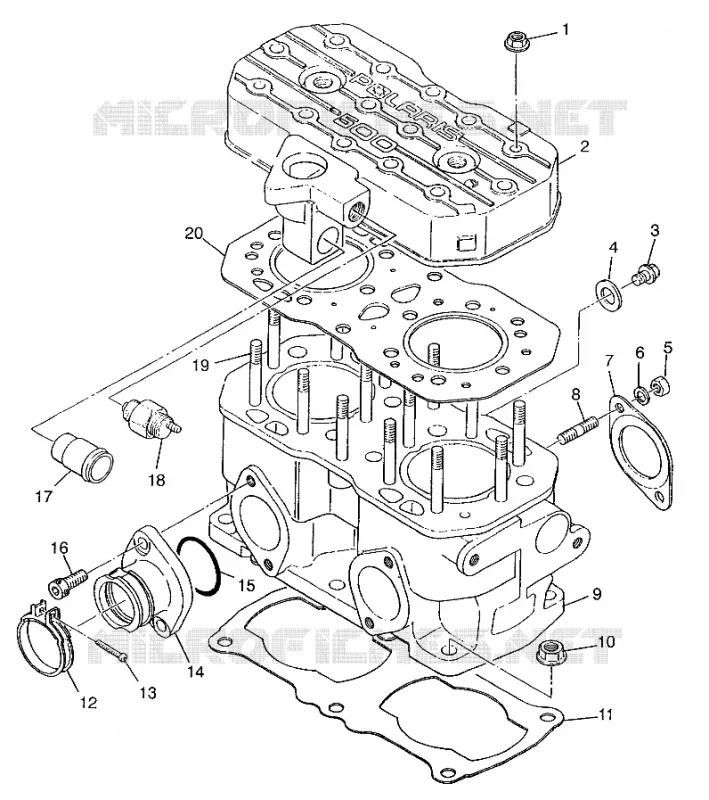 CYLINDRE WIDETRAK LX 0972065 AND  EUROPEAN WIDETRAK LX E972065 (4938223822C008)