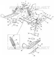 SUSPENSION AVANT AND SKI XLT LTD 0983756 (4943034303A013)
