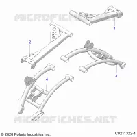 SUSPENSION ARRIERE CONTROL ARMS