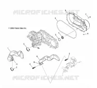 COUVERCLE D'EMBRAYAGE and DUCTING