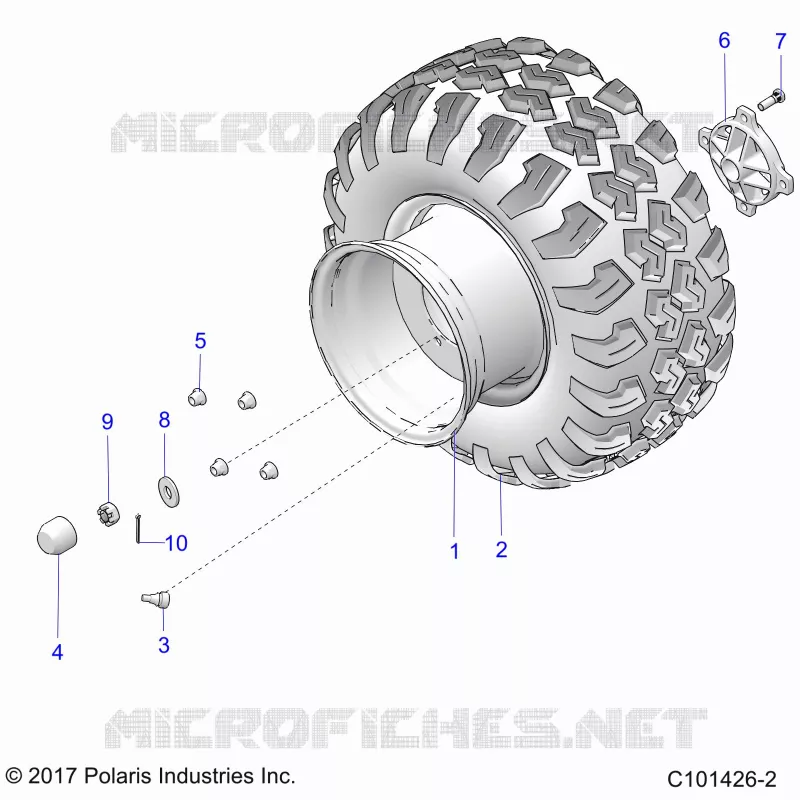 ROUES, REAR -A19HAA15N7 (101426-2)