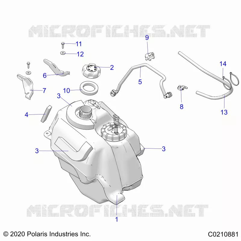 SYSTÃˆME D'ALIMENTATION, FUEL TANK ASM.