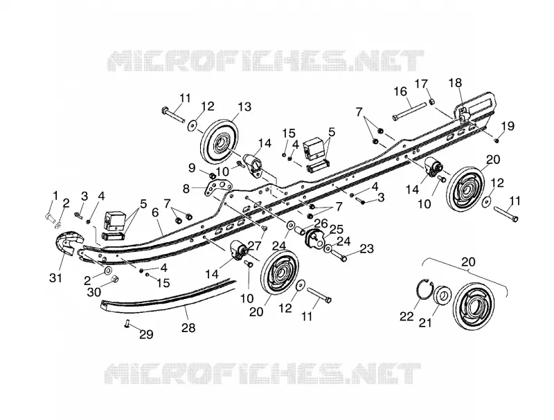 FIXATION RAIL (SUSPENSION)