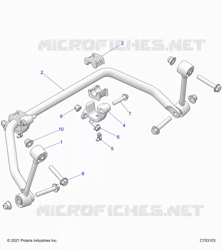 SUSPENSION, FRONT BARRE STABILISATRICE