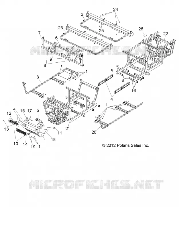 CHASSIS, CADRE AND FRONT BUMPER