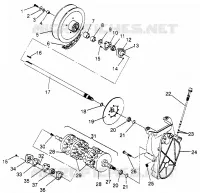 SYSTÈME DE TRANSMISSION 600 XCR SP 0965677 AND EUROPEAN 600 XCR SP E965677 (4932063206C003)