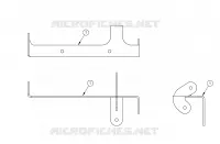 EUROPEAN COMPONENTS, SIEGE BELT BRACKET, LOWER EU