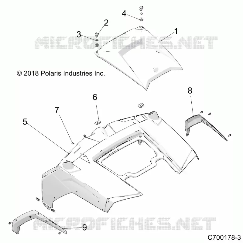 CAPOT AND FRONT BODY WORK