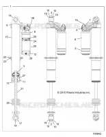 SUSPENSION AVANT SHOCK INTERNALS