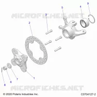 SUSPENSION AVANT CARRIER- Z22N4K99AK/AR/BK/BR/N4VAK/BK/AR/BR (C0704127-2)