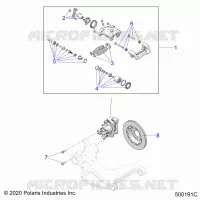 BRAKES, ETRIER DE FREIN ARRIERE