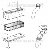 EVENT D'AERATION SLT 780 B964588 and  Intl. SLT 780 I964588 (4935683568B007)
