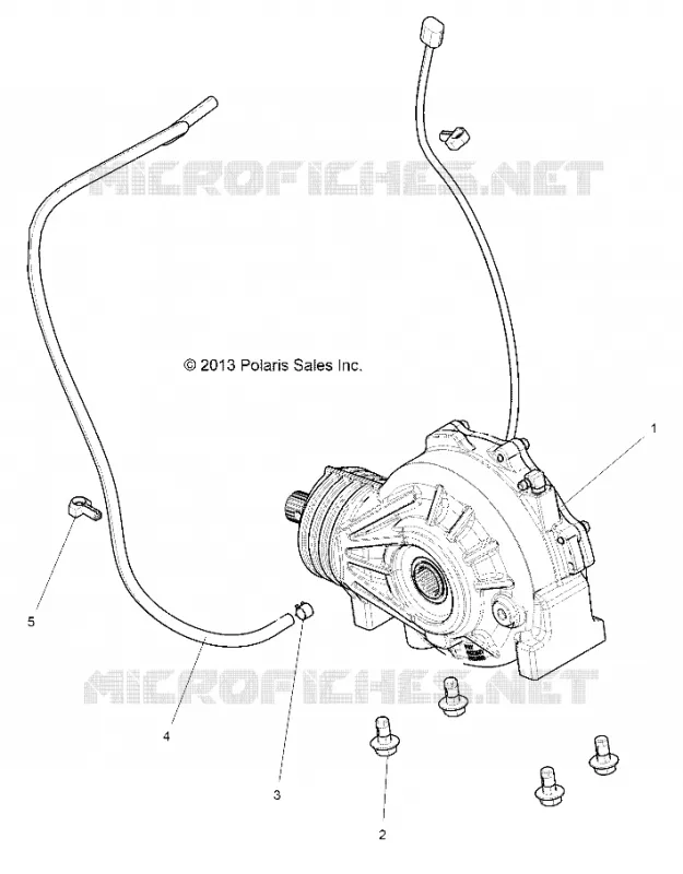 DRIVE TRAIN, FRONT SUPPORT PONT