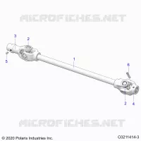 SYSTÃˆME DE TRANSMISSION, FRONT PROP SHAFT