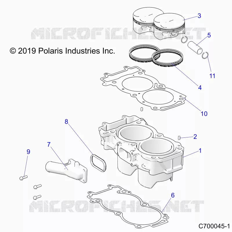 CYLINDRE AND PISTON