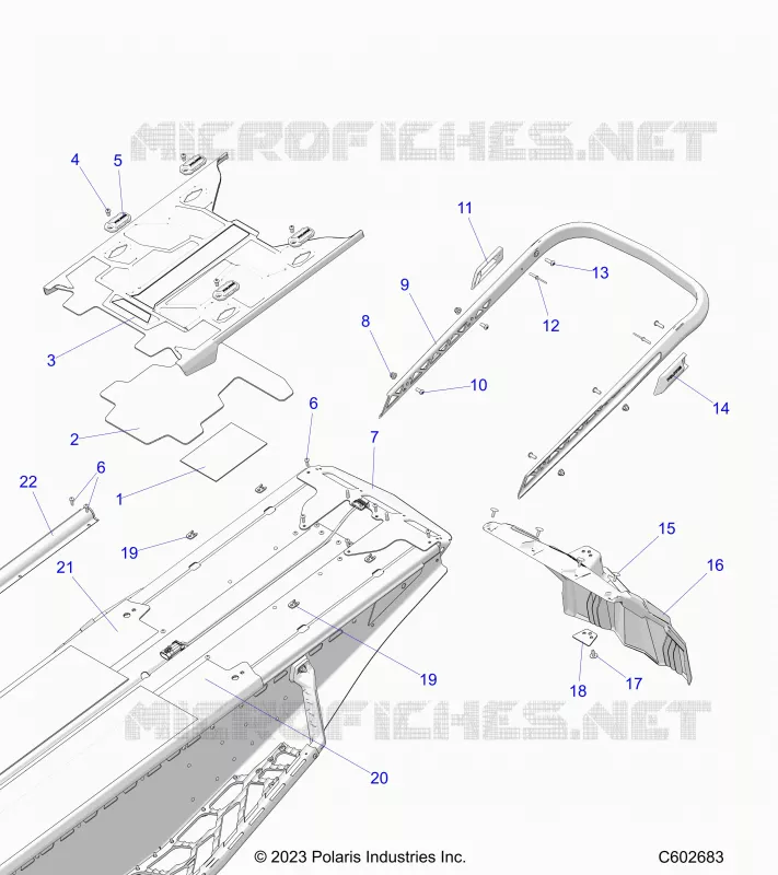 PARE CHOCS, REAR, CLOSEOFF, TUNNEL COVER