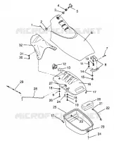 COFFRE AVANT SL 900 B964291 and  Intl. SL 900 I964291 (4935583558A008)