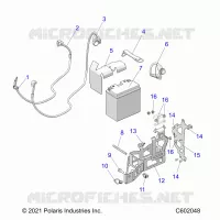 ELECTRICITE, E.S. BATTERY/BOX AND CABLES