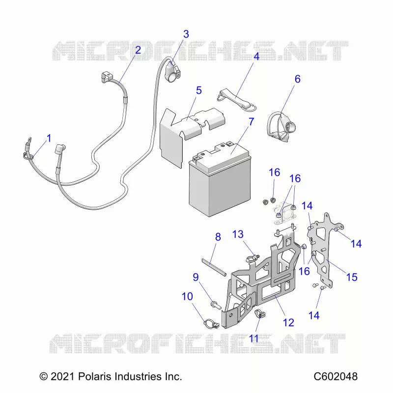 ELECTRICITE, E.S. BATTERY/BOX AND CABLES