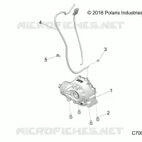 DRIVE TRAIN, FRONT SUPPORT PONT