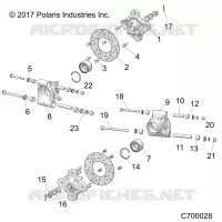 SUSPENSION, PORTE BAGAGES ARRIERE