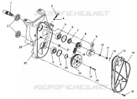 CARTER DE CHAINEE ASSEMBLY XLT 0940767, XLT SP 0940667   XLT SKS 0940567 (4925022502017A)