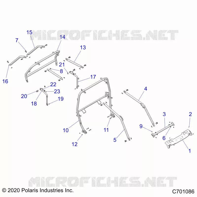 CHASSIS, CAB CADRE