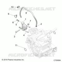 SYSTÃˆME DE TRANSMISSION, MAIN GEARCASE MOUNTING