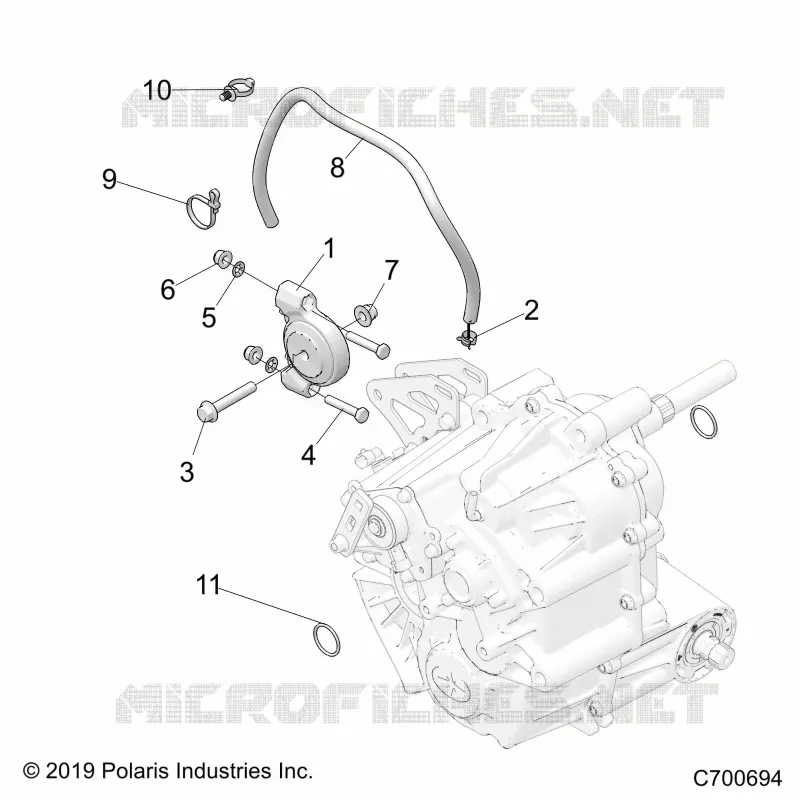 SYSTÃˆME DE TRANSMISSION, MAIN GEARCASE MOUNTING
