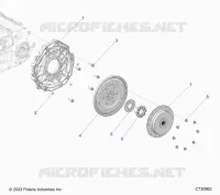 ENGINE, TRANSMISSION ADAPTOR AND FLEX PLATE 