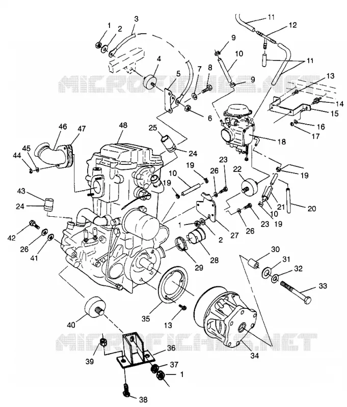 SUPPORT MOTEUR