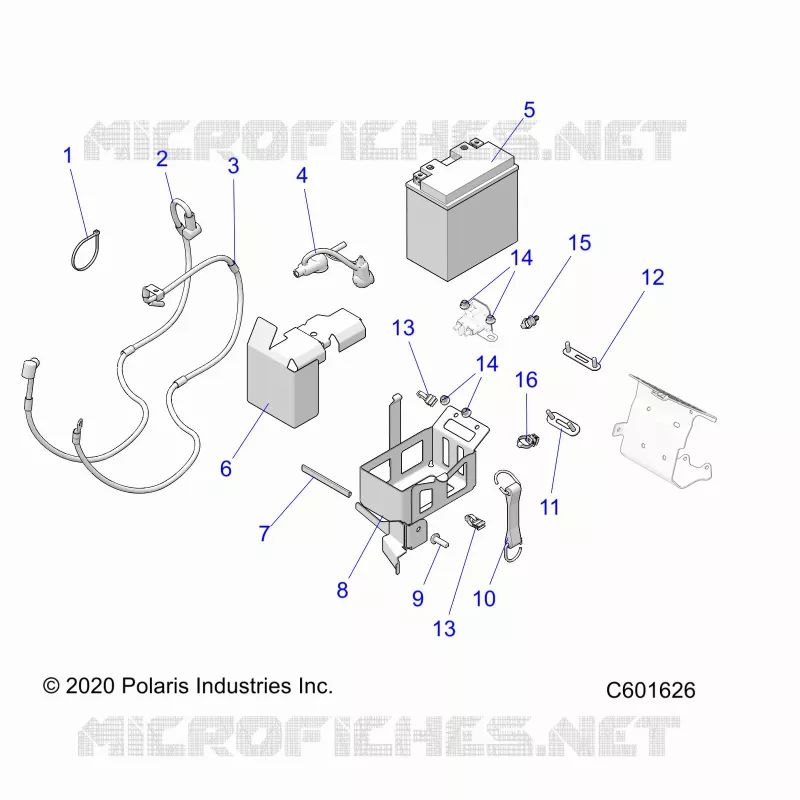 ELECTRICITE, BATTERY/BOX AND CABLES