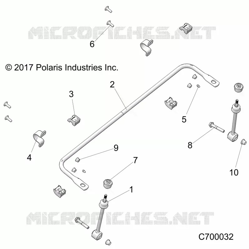 SUSPENSION, FRONT BARRE STABILISATRICE- R21RRH99AC/BC (C700032)