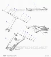 SUSPENSION ARRIERE CONTROL ARMS