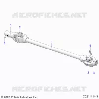 SYSTÃˆME DE TRANSMISSION, FRONT PROP SHAFT