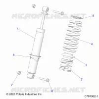 SUSPENSION ARRIERE SHOCK