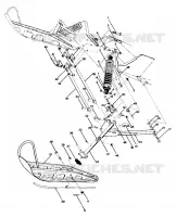 SUSPENSION AVANT AND SKI SPORT, TRAIL, 400 AND 600 (4912701270007A)