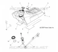 SYSTÈME D'ALIMENTATION, CARBURANT TANK ASM.