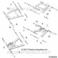 SUSPENSION ARRIERE CONTROL ARMS