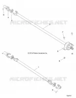 DRIVE TRAIN, FRONT ARBRE DE TRANSMISSION
