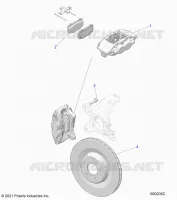 BRAKES, ETRIER DE FREIN AVANT
