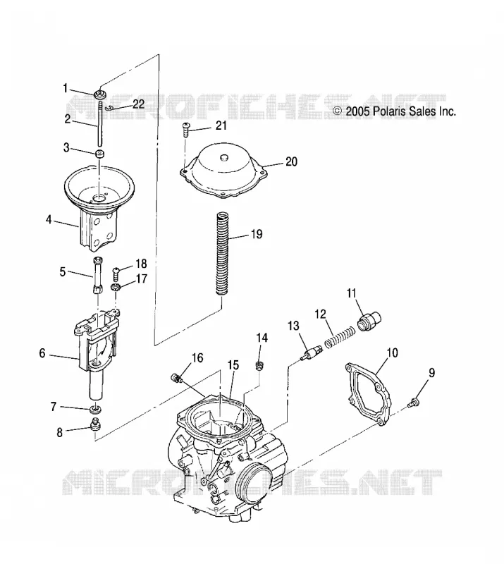 MOTEUR, CARBURATEUR, UPPER