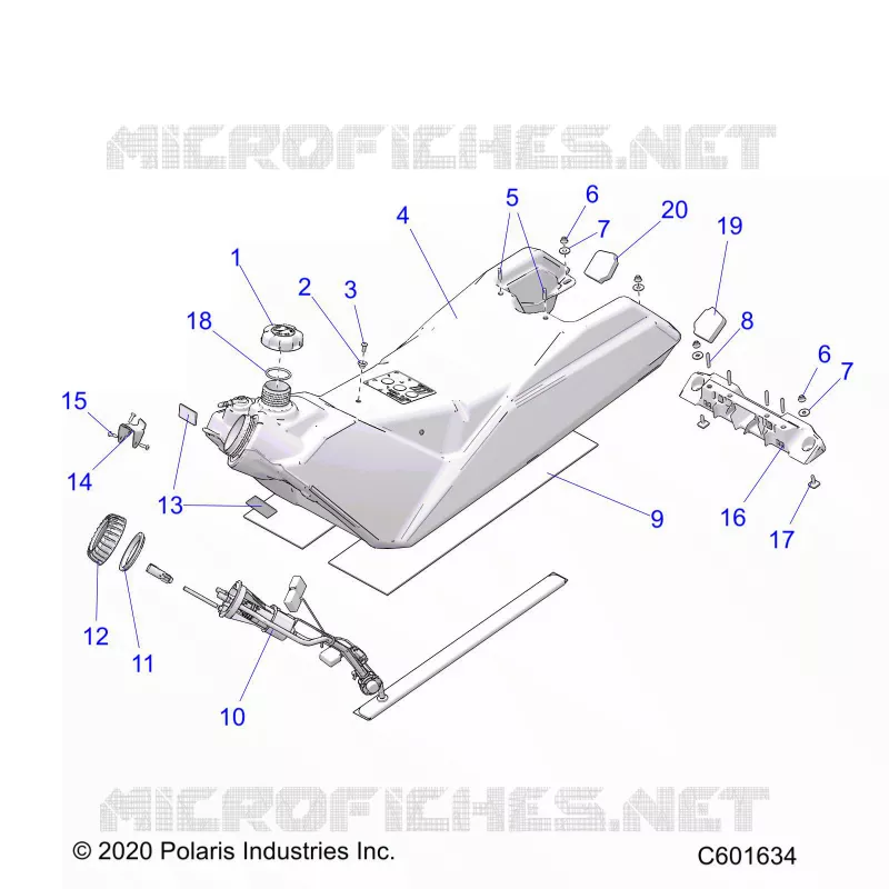 SYSTÃˆME D'ALIMENTATION, FUEL TANK ASM.
