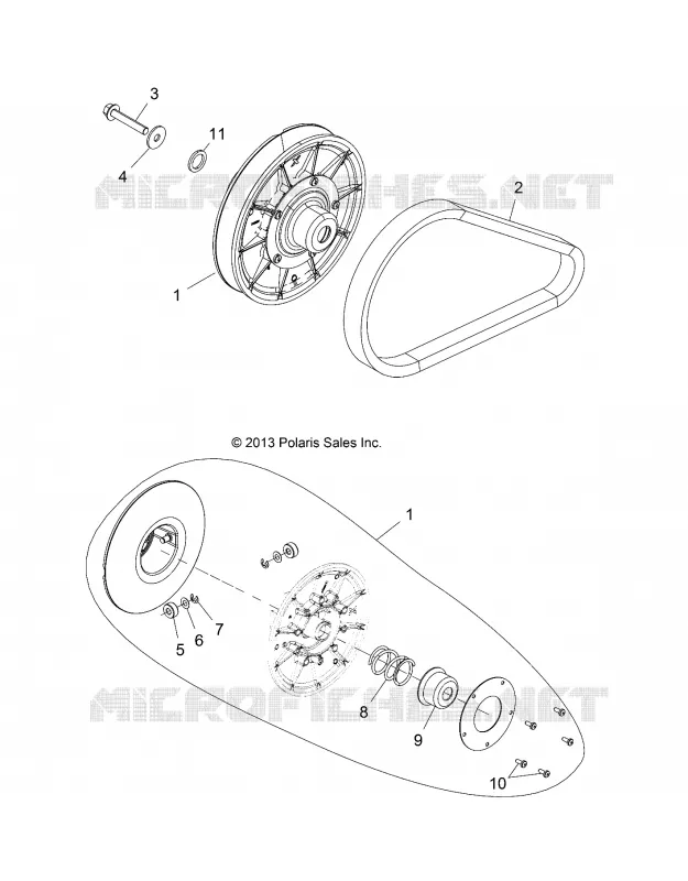 SYSTÈME DE TRANSMISSION, CLUTCH, SECONDARY