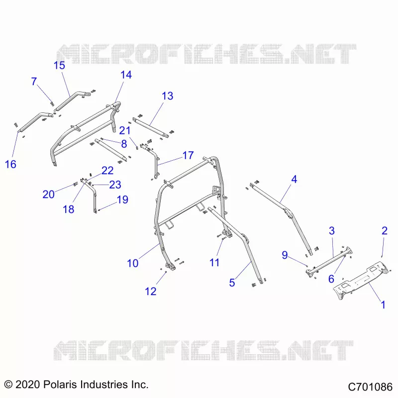 CHASSIS, CAB CADRE