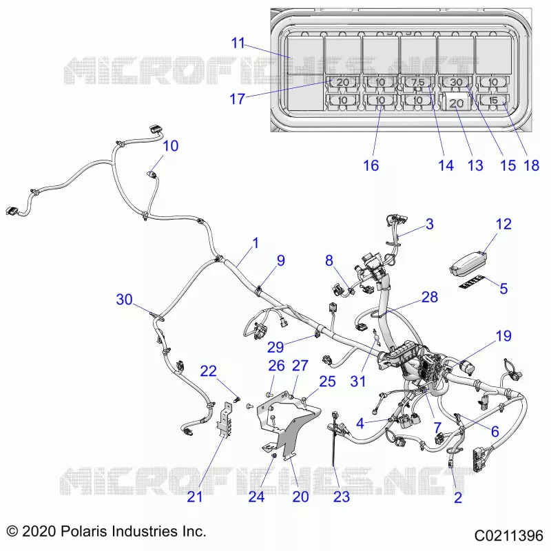 ELECTRICITE, MAIN WIRE HARNESS