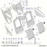 CARROSSERIE ARRIERE STORAGE COMPARTMENTS