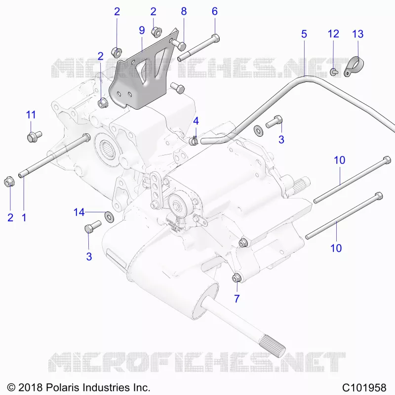 SYSTÃˆME DE TRANSMISSION, MAIN GEARCASE MOUNTING