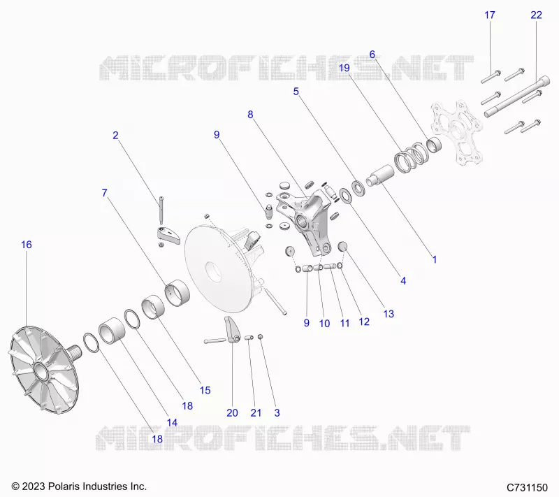 SYSTÃˆME DE TRANSMISSION, PRIMARY CLUTCH