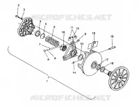 EMBRAYAGE DE TRANSMISSION ASSEMBLY TRAIL / 0930761 (4923222322025A)